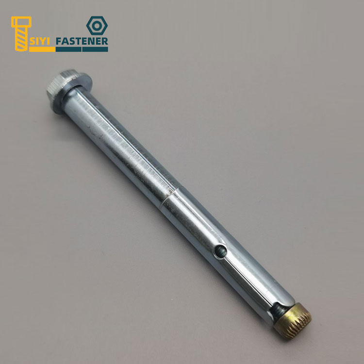 Carbon Steel Bulewhite Zinc Plated Sleeve Anchor ကို Double Sleeves များဖြင့်ပြုလုပ်ထားသည်