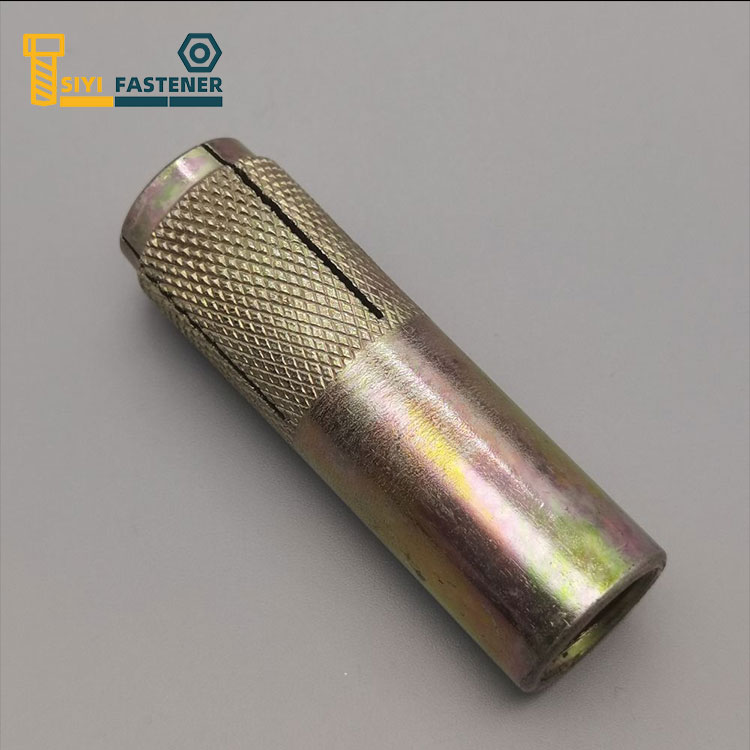 Knurling နှင့်အတူ Anchor တွင်ကာဗွန်သံမဏိအဝါရောင်သွပ်ပြားချပေးသည်