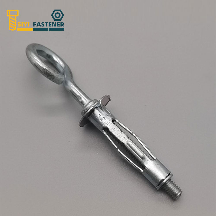 O Hook နှင့်ကာဗွန်သံမဏိသွပ်ပြားချထားသော Hollow Wall Anchor