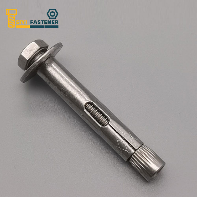 Hex Bolt နှင့် Conical Nut ပါသော Stainless Steel Sleeve Anchor